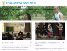 Tablet Screenshot of bonne-terre.fr